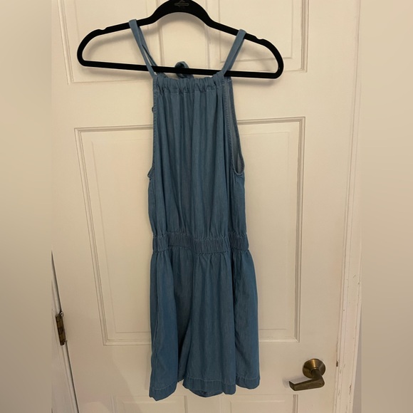 Mango Blue Jumpsuit - Picture 1 of 5